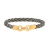 Fred Force 10 bracelet in yellow gold and stainless steel - 00pp thumbnail