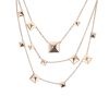 Hermès Clou d'H necklace in pink gold - 00pp thumbnail