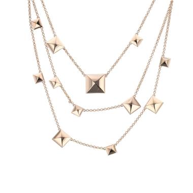 Hermès Clou d'H necklace in pink gold