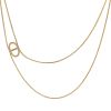 Hermès Danaé long necklace in yellow gold - 00pp thumbnail