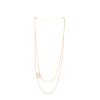 Hermès Danaé long necklace in yellow gold - 360 thumbnail