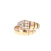 Anello Bulgari Serpenti Viper in oro rosa e diamanti - 360 thumbnail