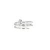 Cartier Juste un clou ring in white gold and diamonds - 360 thumbnail