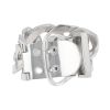 Bracelet Hermès Boucle Sellier taille XL en argent - 00pp thumbnail