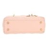 Dior  Lady Dior small model  shoulder bag  in pink leather cannage - Detail D1 thumbnail