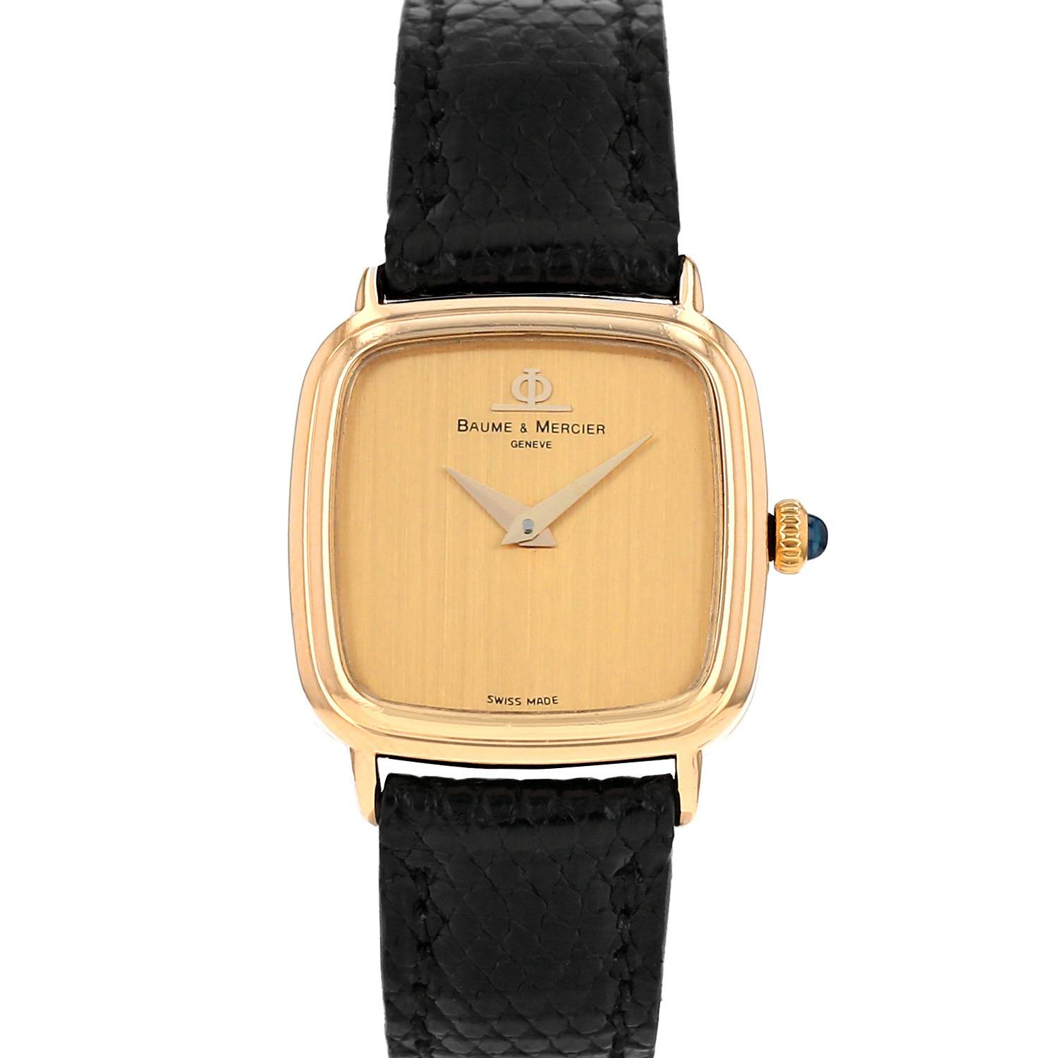 Baume Mercier Vintage in yellow gold Ref Baume Mercier 38353 Circa 1990