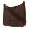 Borsa a tracolla Hermès  Evelyne in pelle togo marrone - 00pp thumbnail