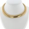 Collier Vintage tubogas en or jaune, or rose et or blanc - 360 thumbnail