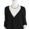 Collier Vintage tubogas en or jaune, or rose et or blanc - Detail D1 thumbnail