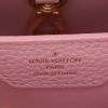 Louis Vuitton  Capucines BB handbag  in red grained leather - Detail D2 thumbnail