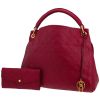 Bolso de mano Louis Vuitton  Artsy en cuero monogram huella color burdeos - 00pp thumbnail