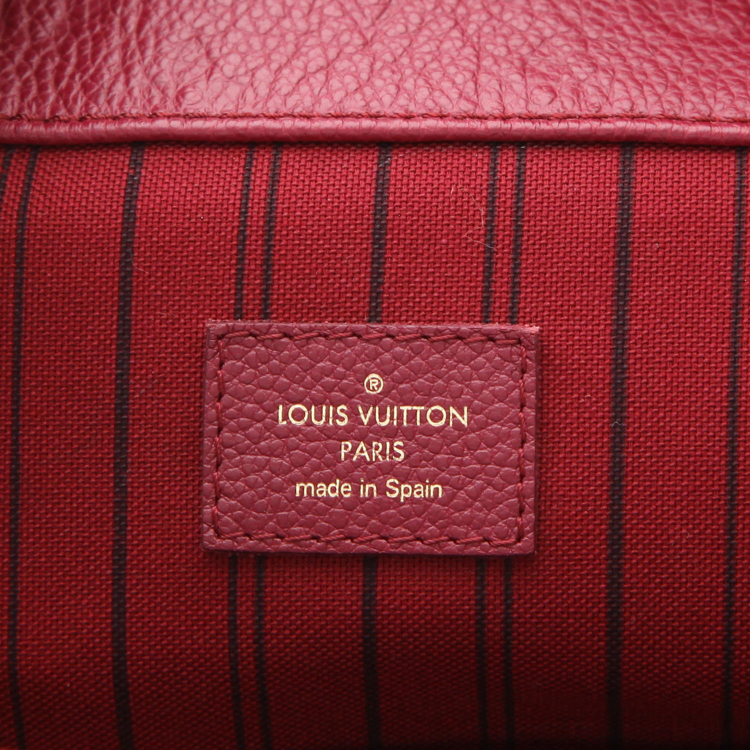 Sac à main Louis Vuitton  Artsy en cuir monogram empreinte bordeaux - Detail D2
