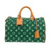 Bolso de mano Louis Vuitton  Speedy P9 en cuero Monogram verde y cuero natural - 360 thumbnail