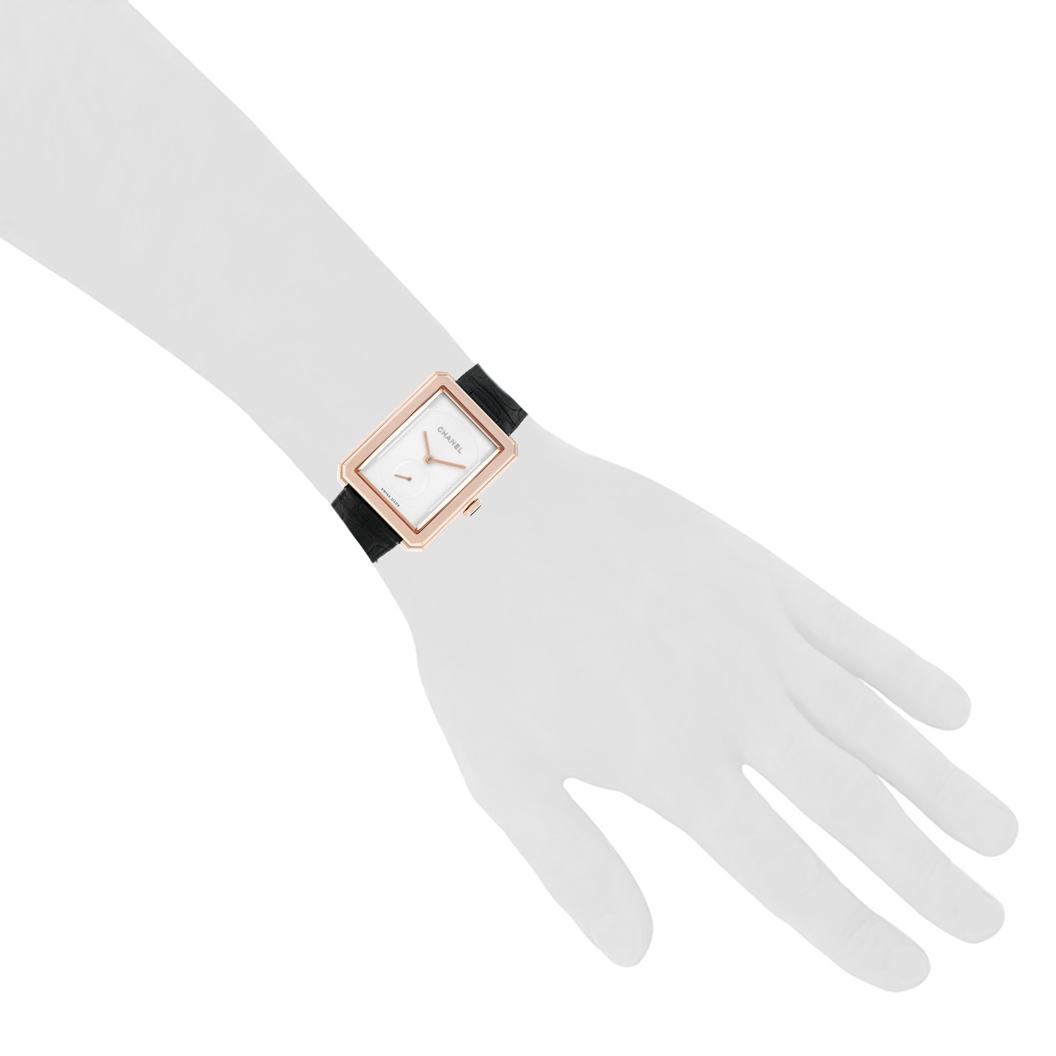 Reloj Chanel Boy-friend de oro rosa Circa 2010 - Detail D1