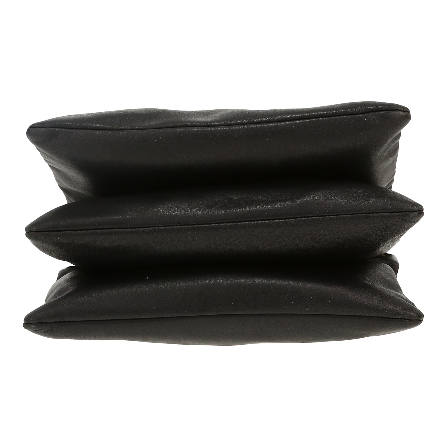 Bolso bandolera Celine  Trio en cuero negro - Detail D1