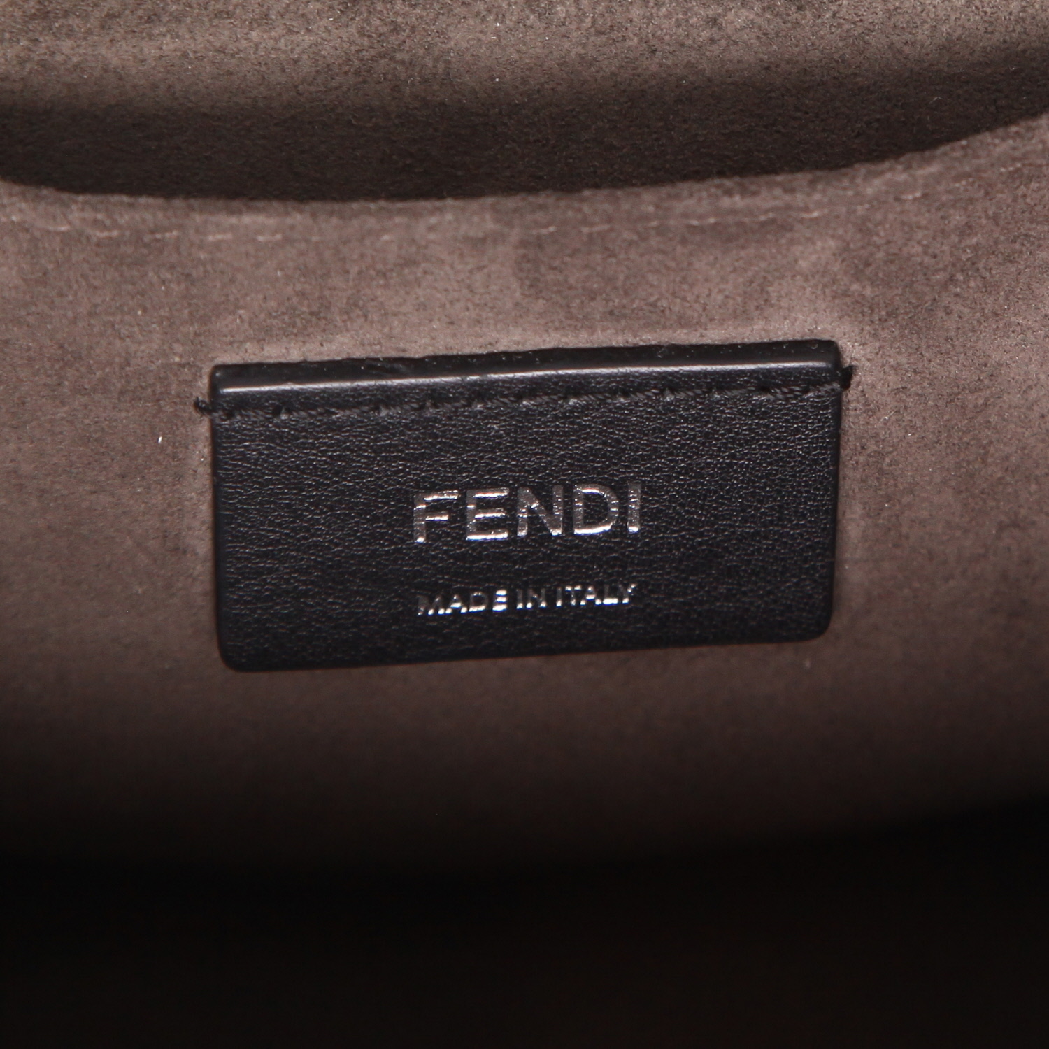 Sac à main Fendi  Kan I en cuir bleu - Detail D2