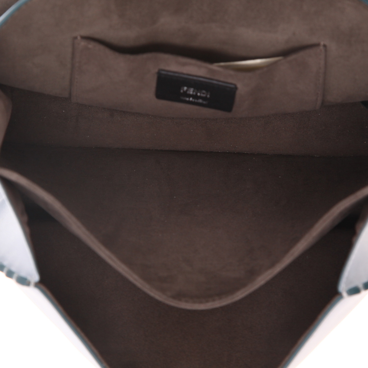 Borsa Fendi  Kan I in pelle blu - Detail D3