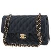 Borsa Chanel  Timeless Petit in pelle trapuntata blu - 00pp thumbnail