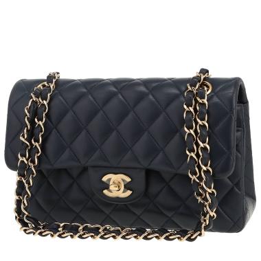 Borsa Chanel  Timeless Petit in pelle trapuntata blu