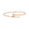 Bracciale Cartier Juste un clou modello piccolo in oro rosa e diamanti - 00pp thumbnail