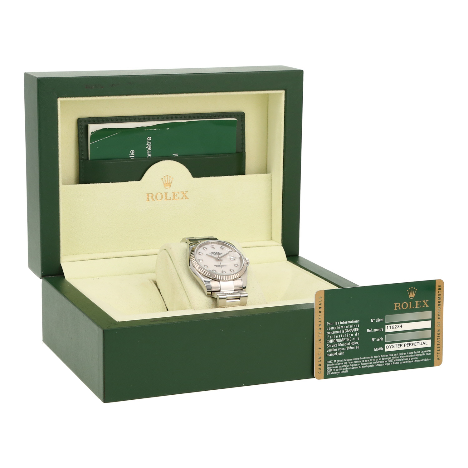 Rolex Datejust  in gold and stainless steel Ref: Rolex - 116234  Circa 2009 - Detail D2