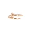 Anello Cartier Juste un clou in oro rosa e diamanti - 360 thumbnail