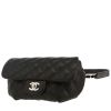 Bolsito-cinturón Chanel  Pochette ceinture en cuero acolchado negro - 00pp thumbnail