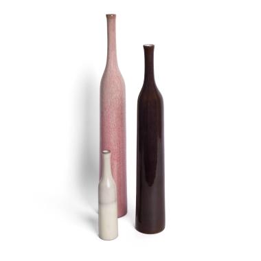 Jacques Ruelland (1926-2008) & Dani Ruelland (1933-2010), Trois vases 'Bouteille' - circa 1970