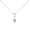 Bulgari Diva's Dream necklace in pink gold, precious stones and diamonds - 00pp thumbnail