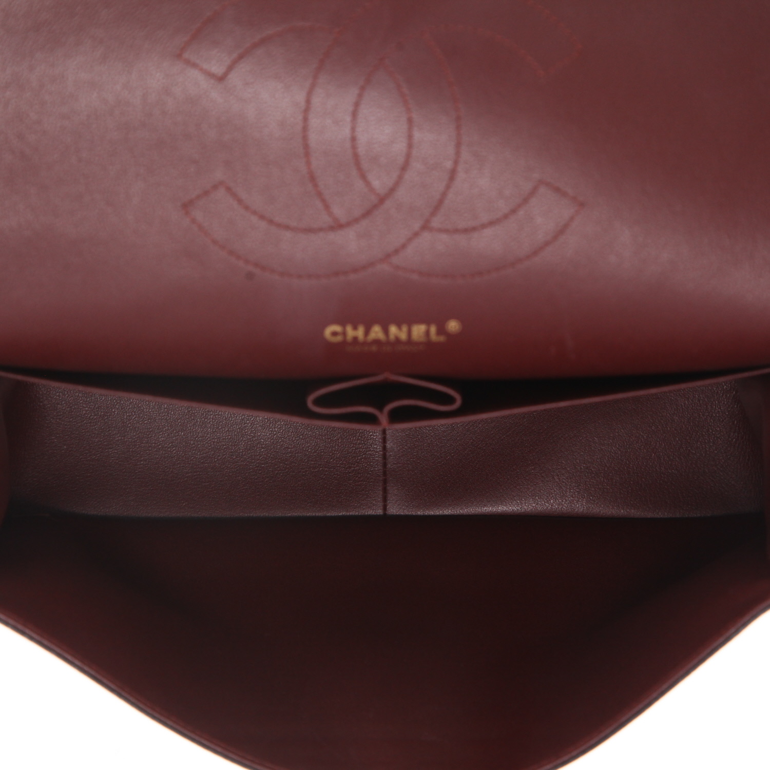 Borsa a tracolla Chanel  Timeless Jumbo in pelle martellata e trapuntata nera - Detail D3