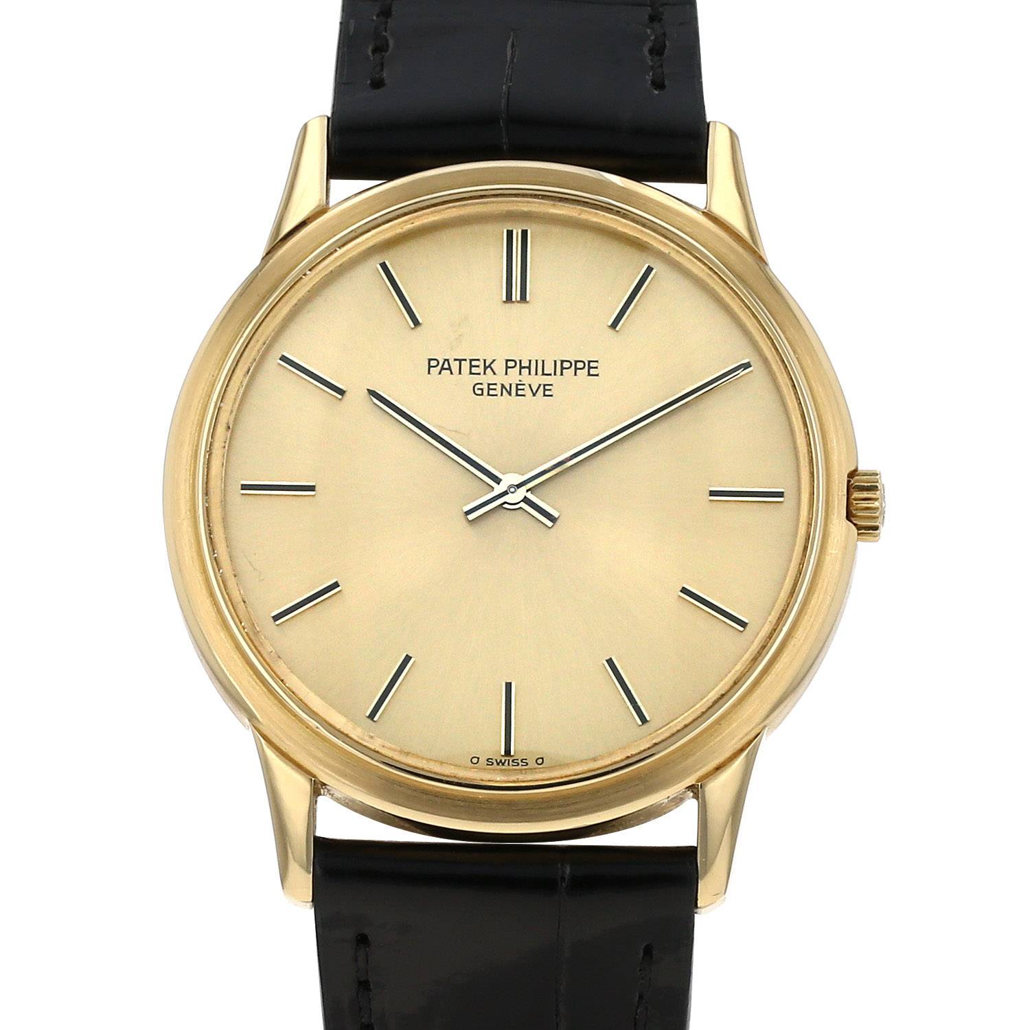 Patek Philippe Calatrava in yellow gold Ref Patek Philippe 3606 Circa 1970