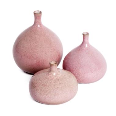 Deux vases 'Figue' et un vase 'Aplati' - vers 1960/70 Deux vases 'Figue' et un vase 'Aplati' - vers 1960/70