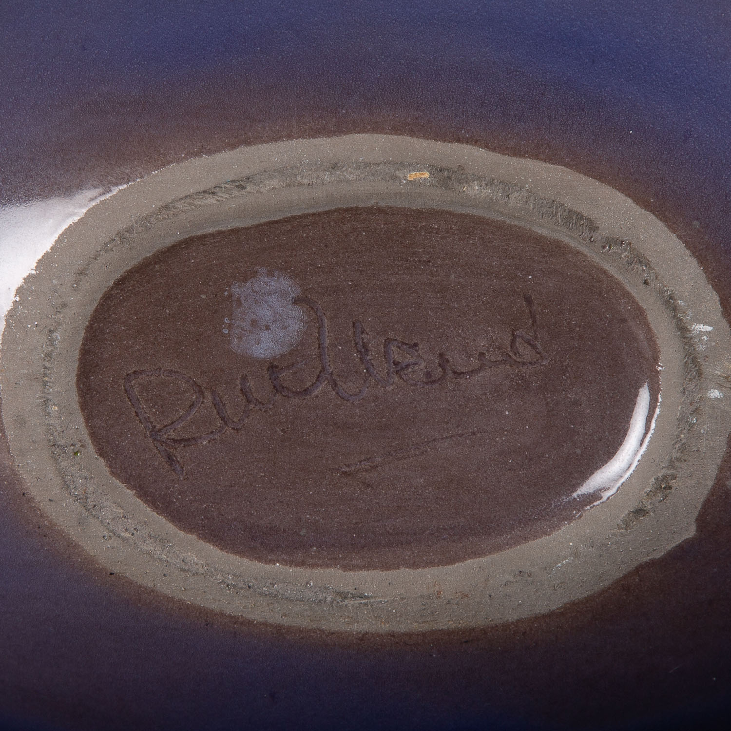 Jacques Ruelland (1926-2008) 
Dani Ruelland (1933-2010), Vase 'Lentille' - circa 1980