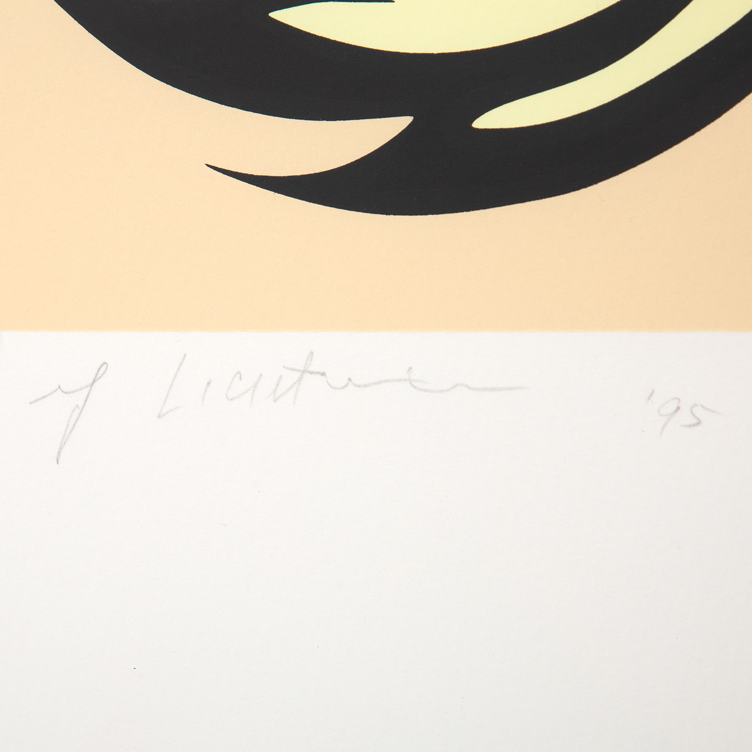 Roy Lichtenstein (1923-1997), Untitled Head - 1995 - Detail D3