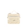 Bolso bandolera Dior  Travel Vanity en lona Monogram Oblique beige y dorada - 360 thumbnail