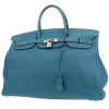 Bolso de mano Hermès  Birkin 40 cm en cuero togo azul - 00pp thumbnail