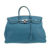 Sac à main Hermès  Birkin 40 cm en cuir togo bleu-jean - 360 thumbnail