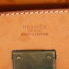 Hermès  Haut à Courroies travel bag  in beige canvas  and natural leather - Detail D2 thumbnail