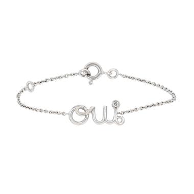 Bracciale Dior Oui in oro bianco e diamante