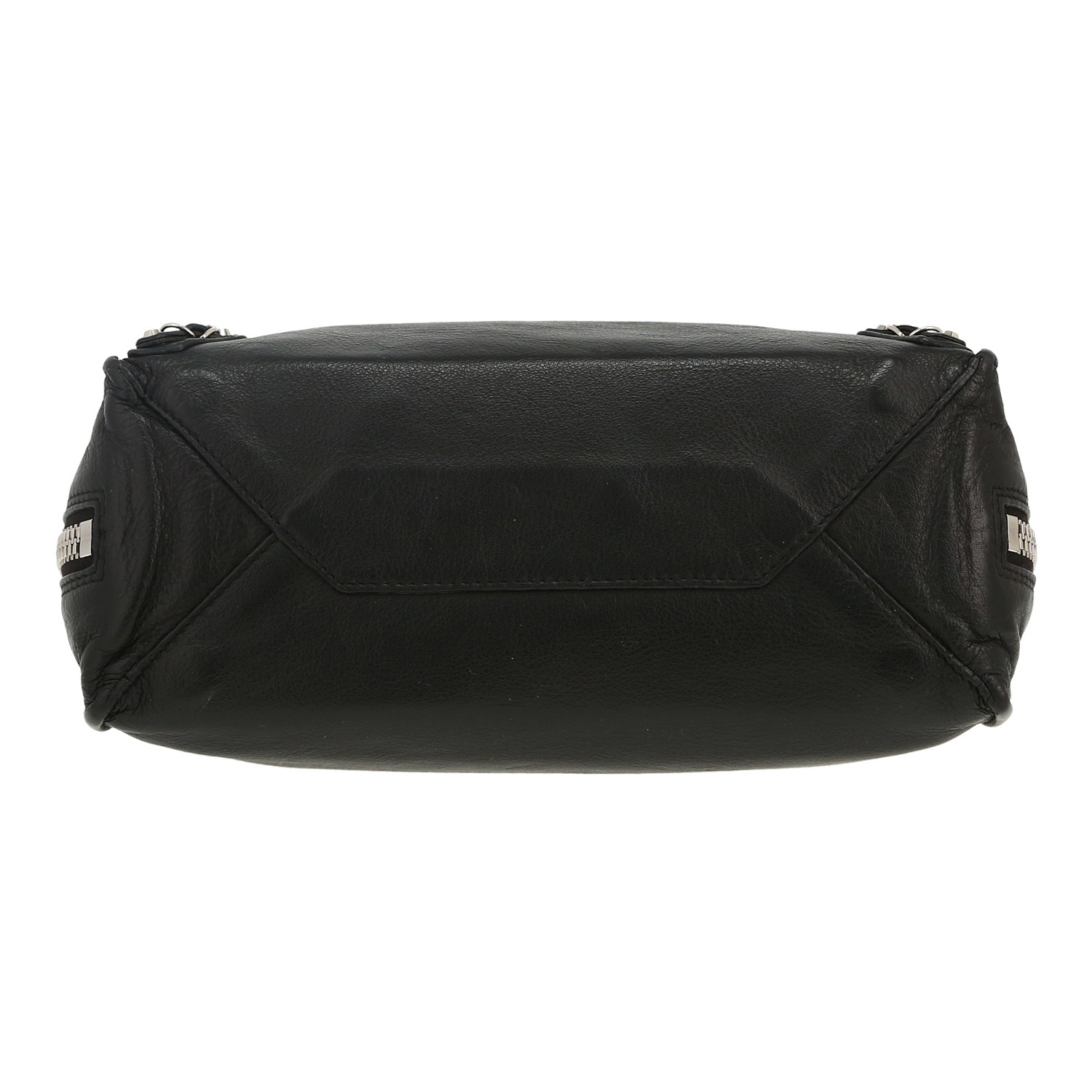 Sac à main Balenciaga  Papier en cuir noir - Detail D1