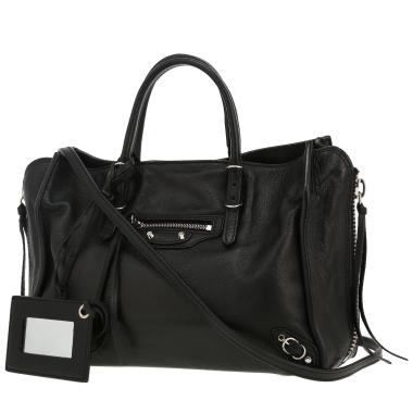 Bolso de mano Balenciaga  Papier en cuero negro