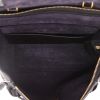 Bolso de mano Celine  Belt Mini en cuero granulado negro - Detail D3 thumbnail