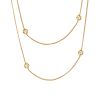 Dior My Dior long necklace in yellow gold and diamonds - 00pp thumbnail