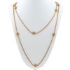 Dior My Dior long necklace in yellow gold and diamonds - 360 thumbnail