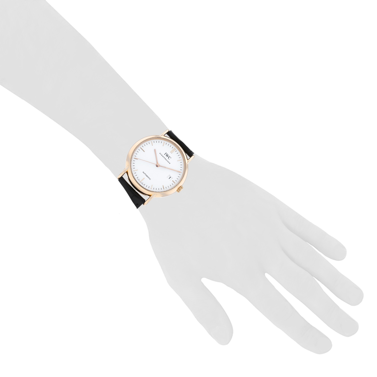 Montre IWC Portofino en or rose Ref: IWC - 3533  Vers 2000 - Detail D1