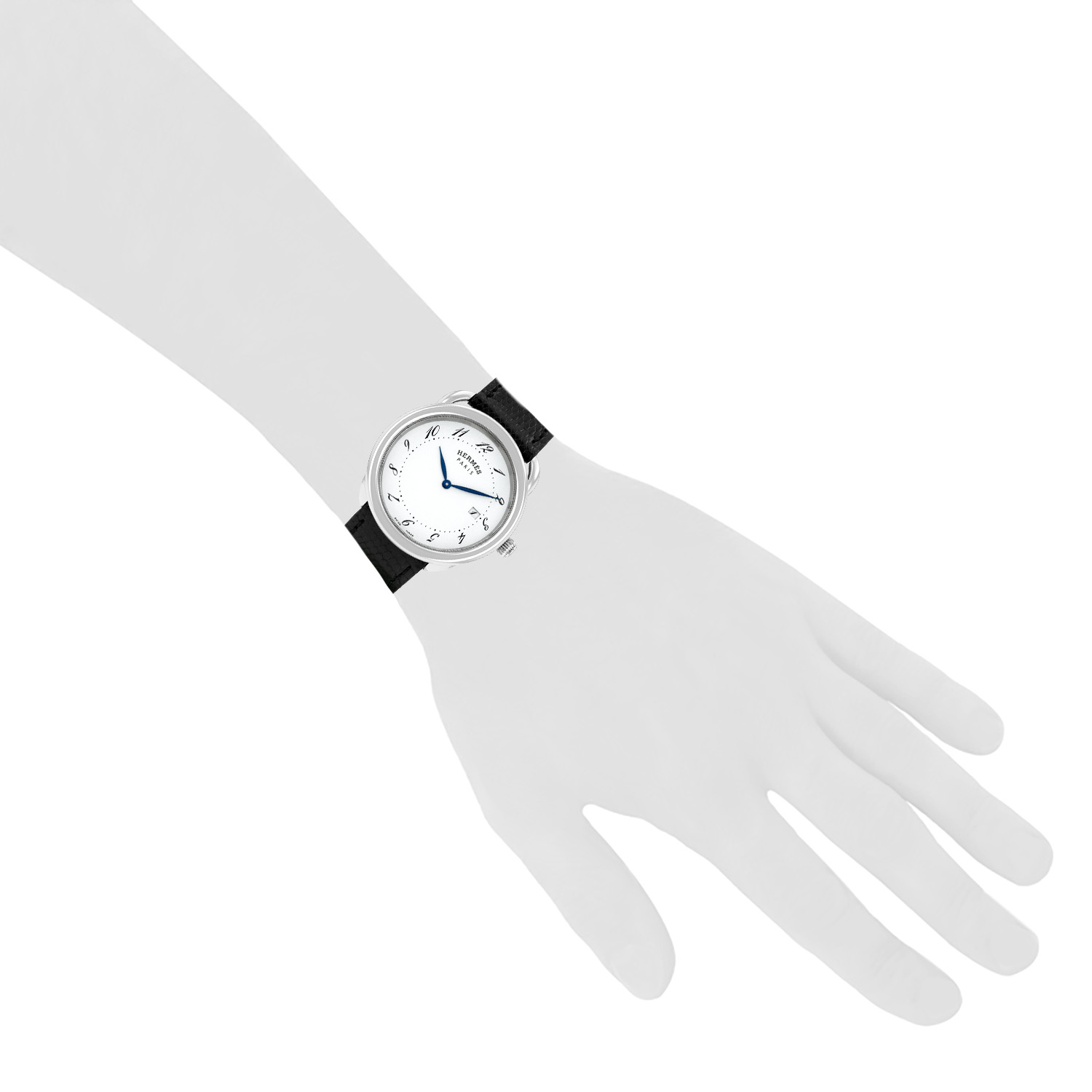 Reloj Hermès Arceau de acero Ref: Hermès - AR5.710 a  Circa 2010 - Detail D1