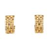 Cartier Maillon Panthère large model earrings in yellow gold and diamonds - 00pp thumbnail