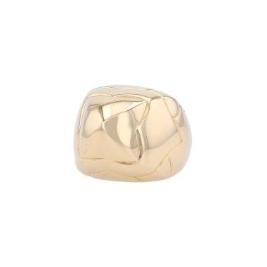 Bague Bulgari Pyramide en or jaune