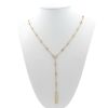 Collar Vintage  de oro amarillo y diamantes - 360 thumbnail