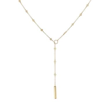 Collier Vintage  en or jaune et diamants